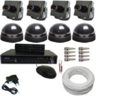 Descrição do produto KIT CFTV com 4 câmeras + HD 500 +instalação
